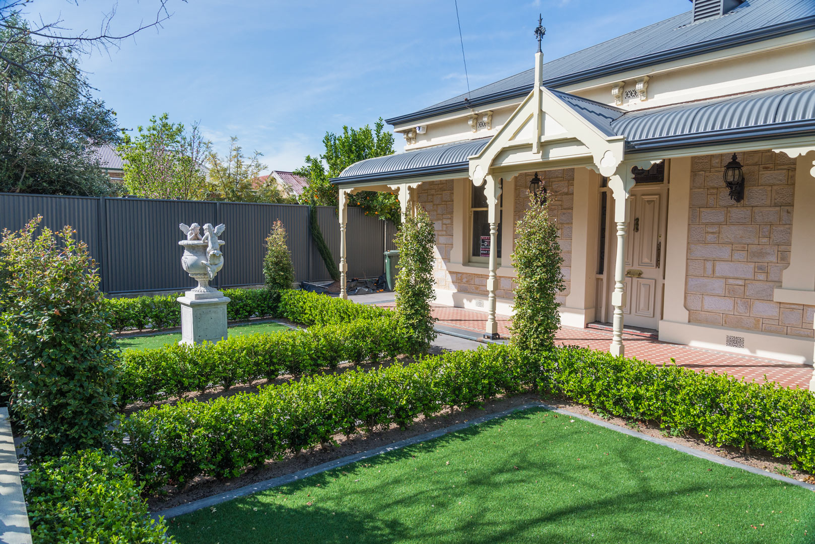 Formal Front Garden Adelaide Garden Design Solutions   Gds Torrensville After 4 